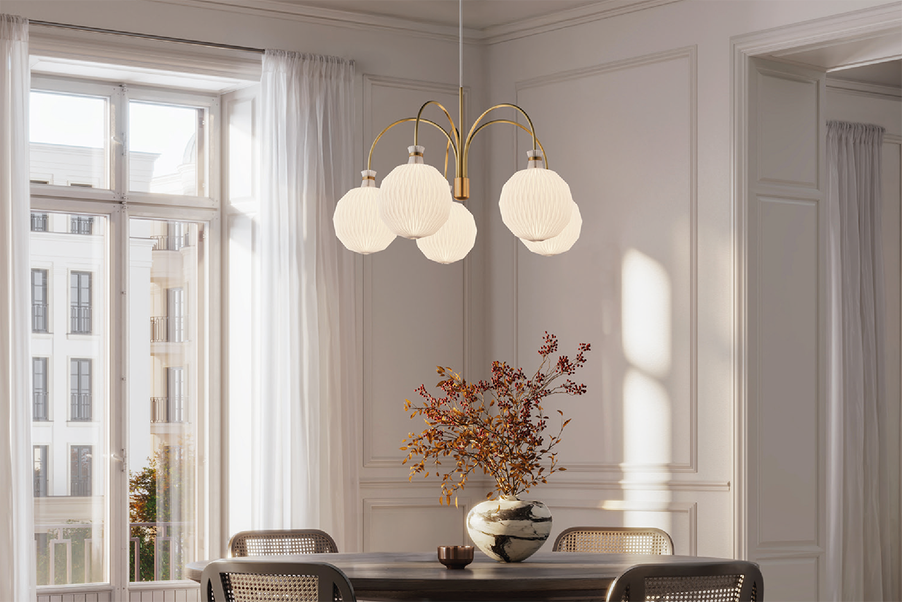 Leklint101 Kaareklintlegacy Chandelier Standard Brass Lifestyle